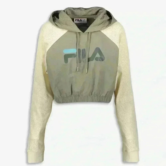FILA Crop Hoodie Size L - Picture 8 of 8